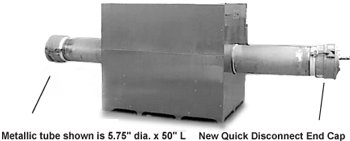 Large Industrial Horizontal Tube Furnace