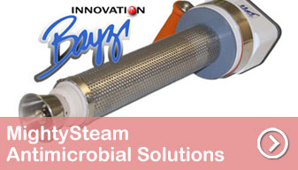 Clean Microbes with steam when used properly