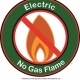World Logo No-gas Use Clean Electric