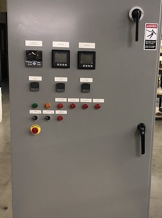 Three phase control panel